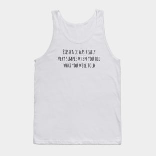 Existence Tank Top